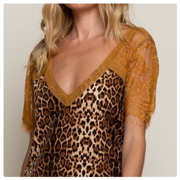 POL Leopard Printed Sweetheart Confession Tee - Picture 6 of 13